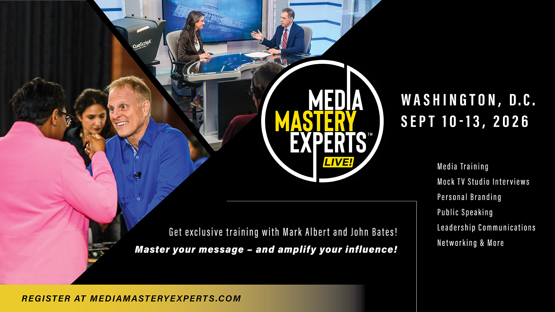 Media Mastery Experts Live event in Washington, D.C.